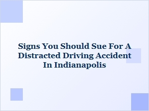 When to Sue After a Distracted Driving Crash in Indianapolis